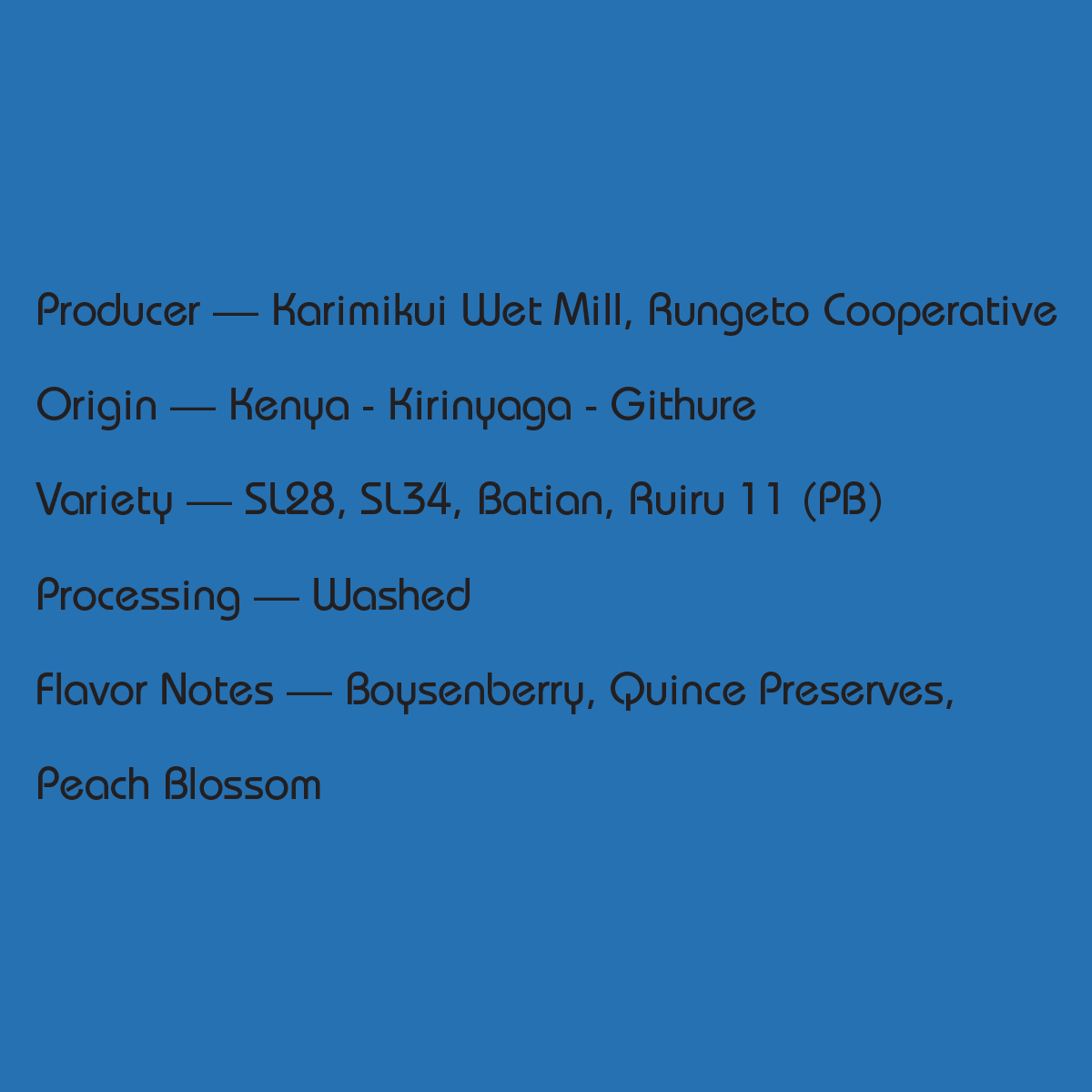 Kenya Karimikui PB