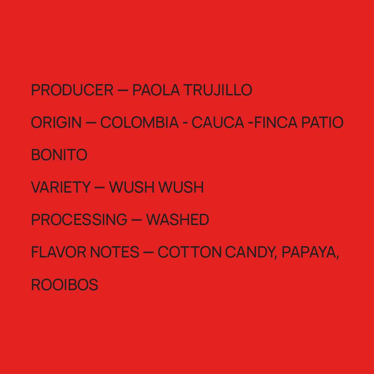 Colombia Paola Trujillo - Wush Wush